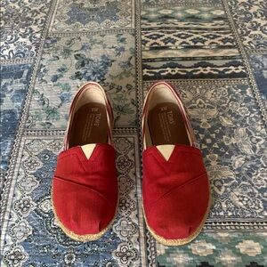 Toms Red Espadrilles for Women
